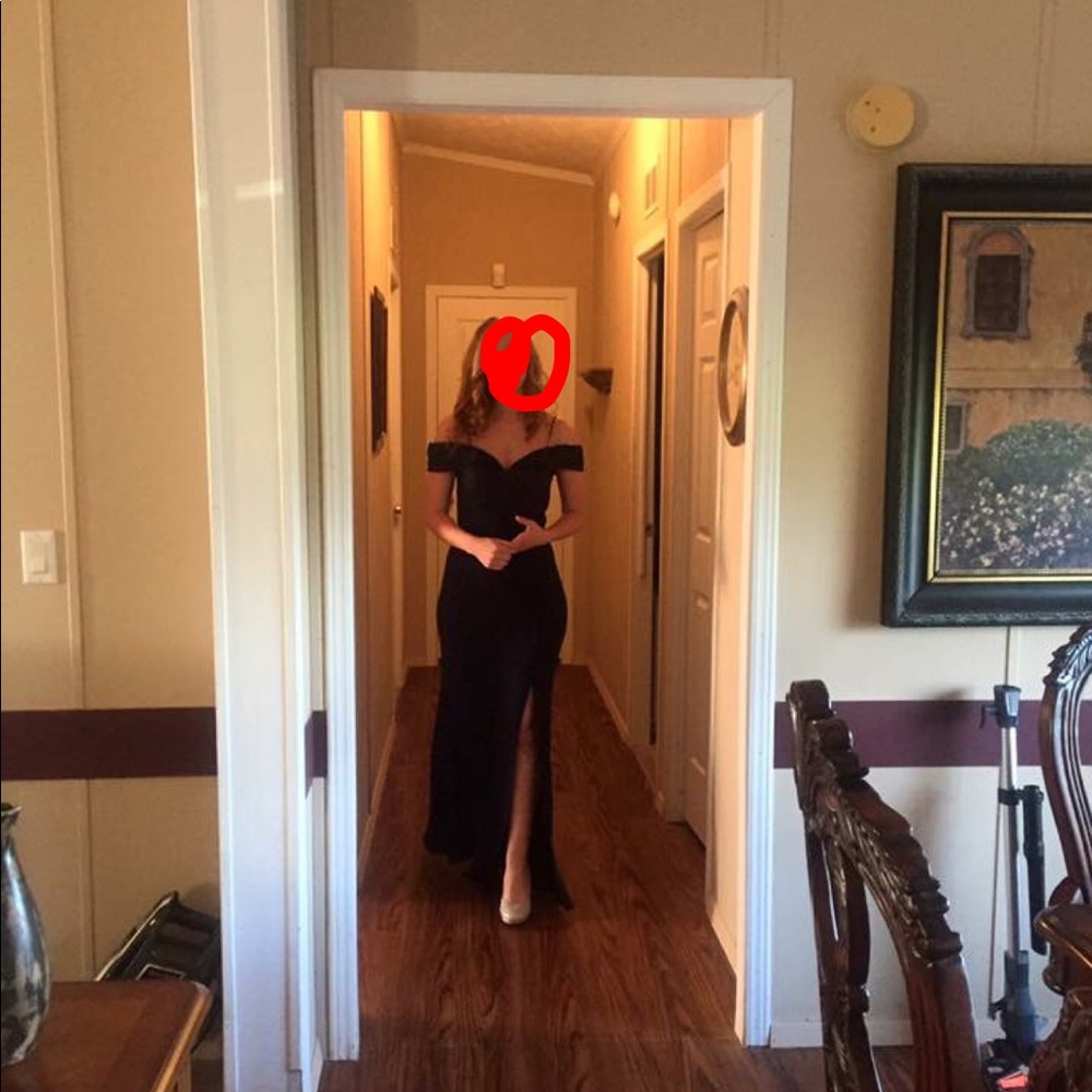Navy blue dress